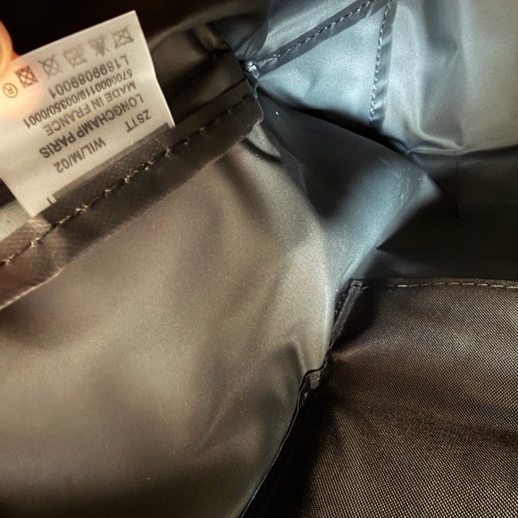 Longchamp Black Tote with Brown Accents - Picture 6 of 6